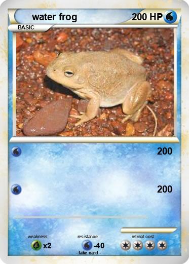 Pokemon water frog