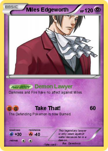 Pokemon Miles Edgeworth