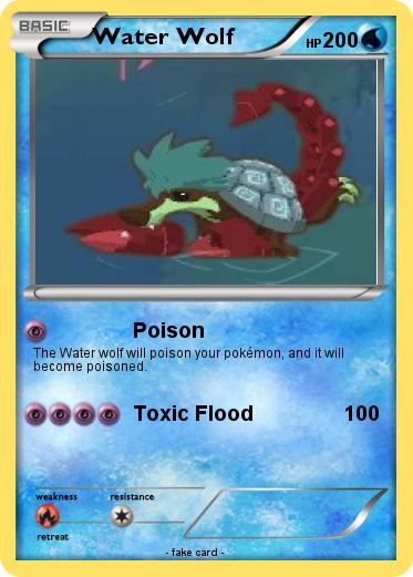 Pokemon Water Wolf