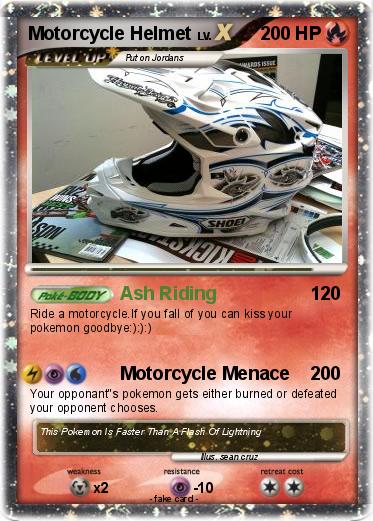 Pokemon Motorcycle Helmet