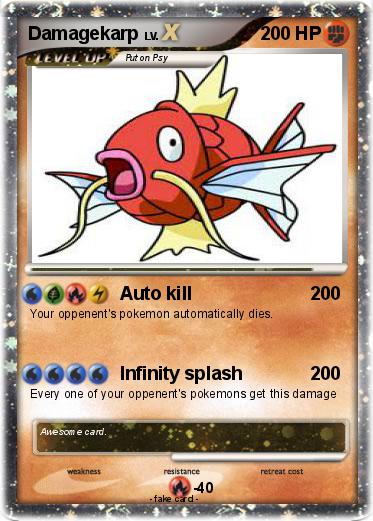 Pokemon Damagekarp