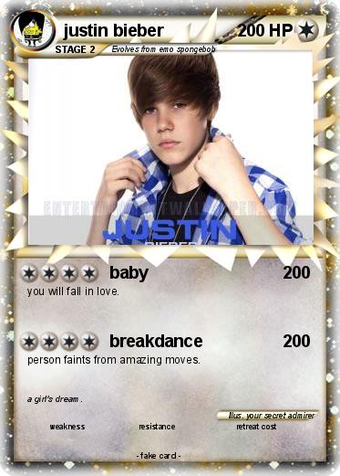 Pokemon justin bieber