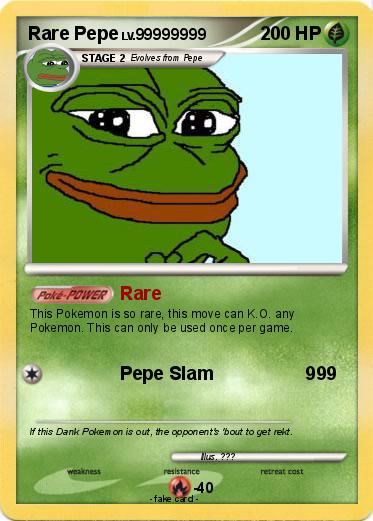 Pokemon Rare Pepe