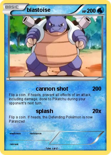 Pokemon blastoise