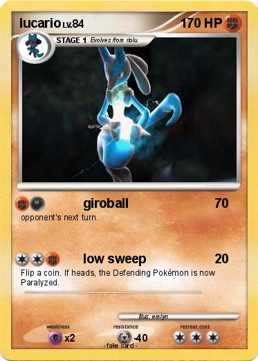 Pokemon lucario