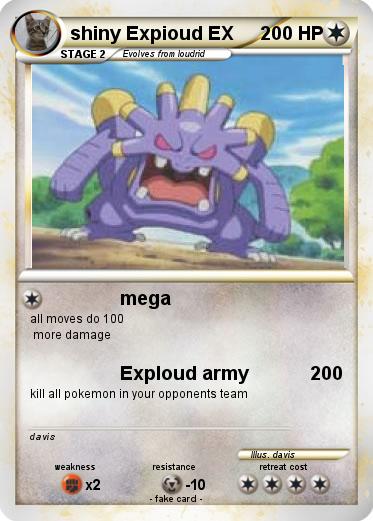 Pokemon shiny Expioud EX