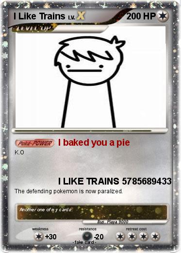Pokemon I Like Trains
