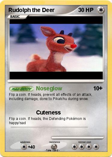 Pokemon Rudolph the Deer