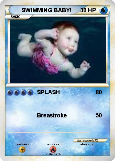 Pokemon SWIMMING BABY!