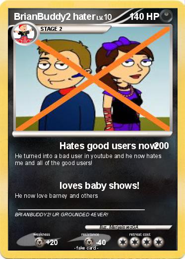 Pokemon BrianBuddy2 hater