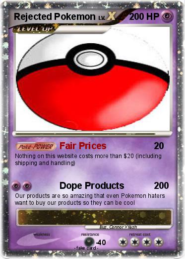 Pokemon Rejected Pokemon