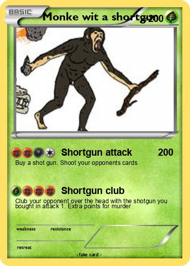Pokemon Monke wit a shortgun