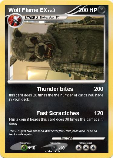 Pokemon Wolf Flame EX