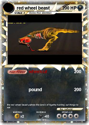 Pokemon red wheel beast