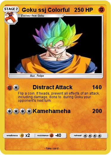 Pokemon Goku ssj Colorful   2