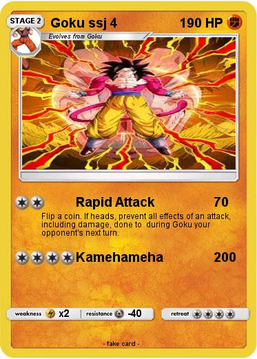 Pokemon Goku ssj 4
