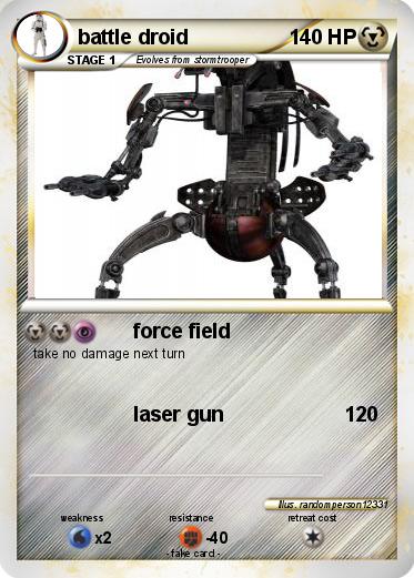 Pokemon battle droid