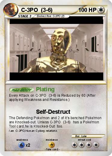 Pokemon C-3PO  (3-6)