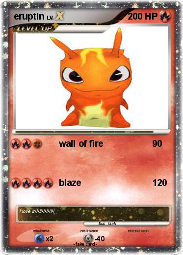 Pokemon eruptin