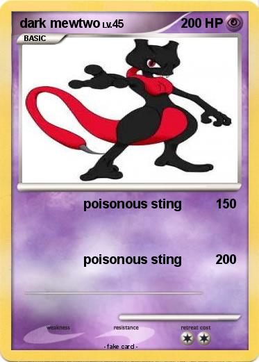 Pokemon dark mewtwo