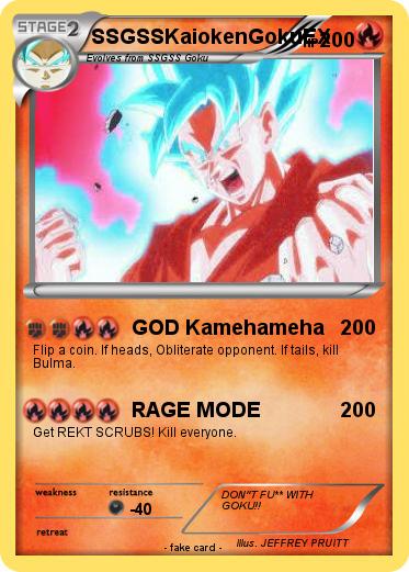 Pokemon SSGSSKaiokenGokuEX