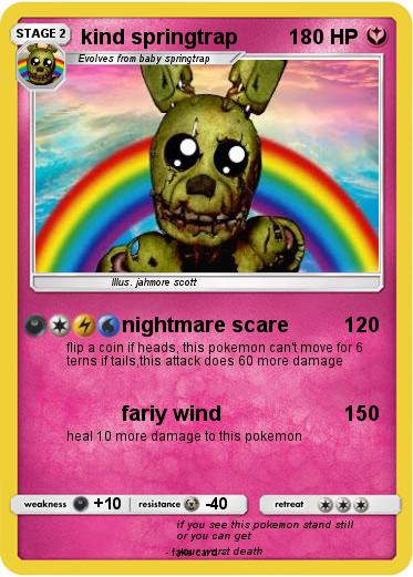 Pokemon kind springtrap