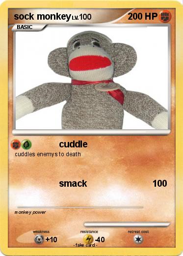 Pokemon sock monkey