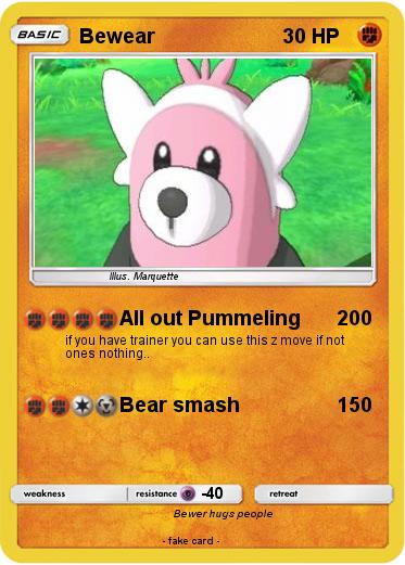 Pokemon Bewear