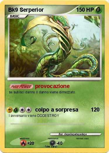 Pokemon Bk9 Serperior