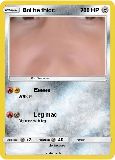 Pokemon Boi he thicc