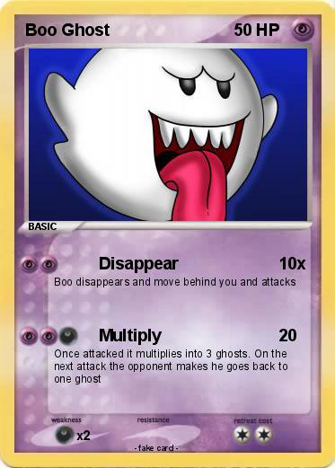 Pokemon Boo Ghost