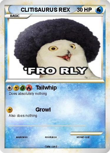 Pokemon CLITISAURUS REX