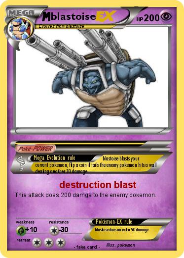 Pokemon blastoise