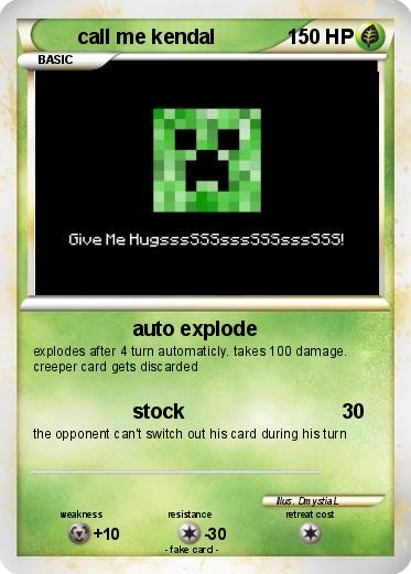 Pokemon call me kendal