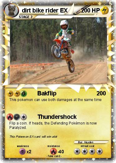 Pokemon dirt bike rider EX