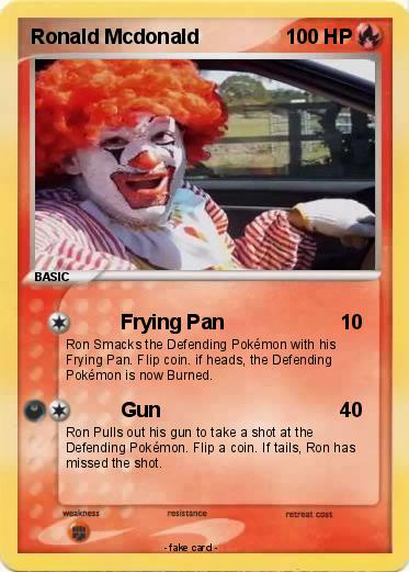 Pokemon Ronald Mcdonald