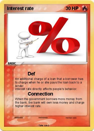 Pokemon Interest rate