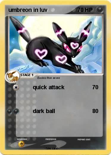 Pokemon umbreon in luv