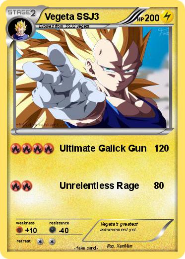 Pokemon Vegeta SSJ3