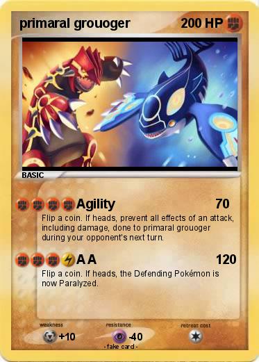 Pokemon primaral grouoger