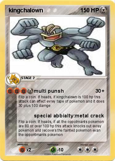 Pokemon kingchalown