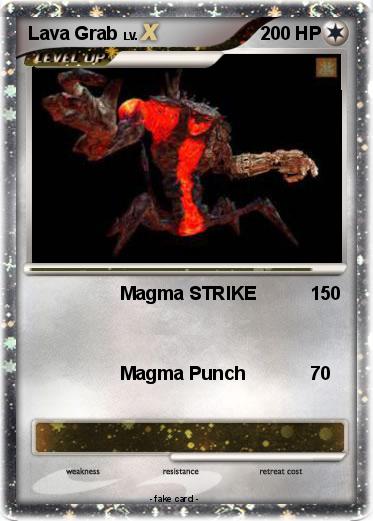 Pokemon Lava Grab