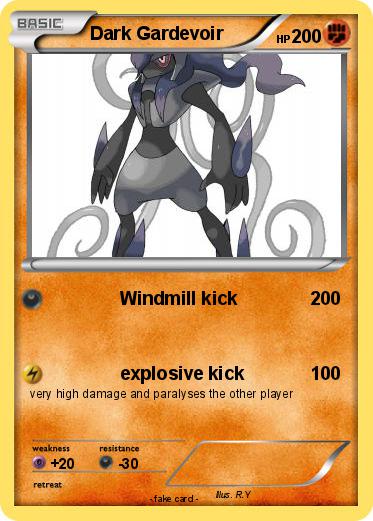 Pokemon Dark Gardevoir