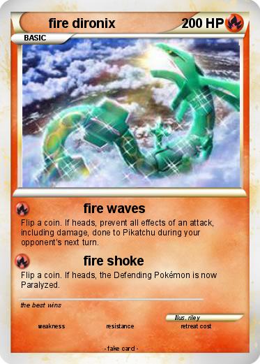 Pokemon fire dironix
