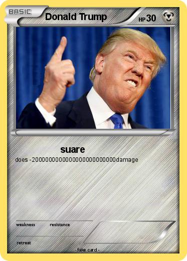 Pokemon Donald Trump