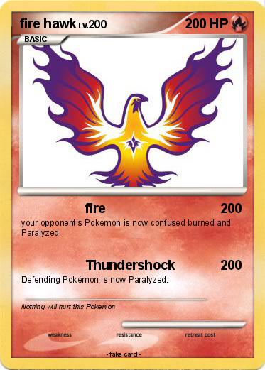 Pokemon fire hawk