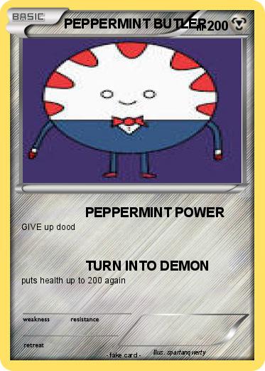 Pokemon PEPPERMINT BUTLER