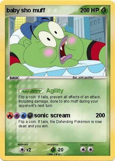Pokemon baby sho muff