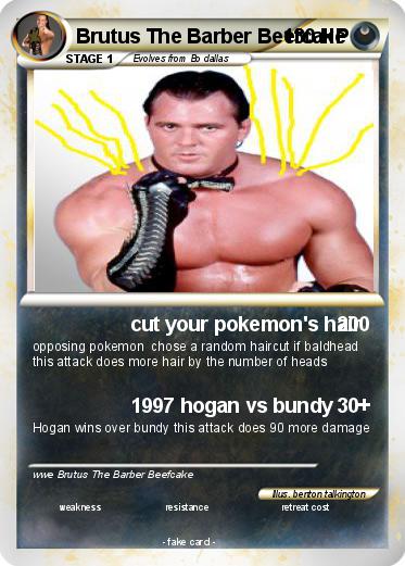 Pokemon Brutus The Barber Beefcake