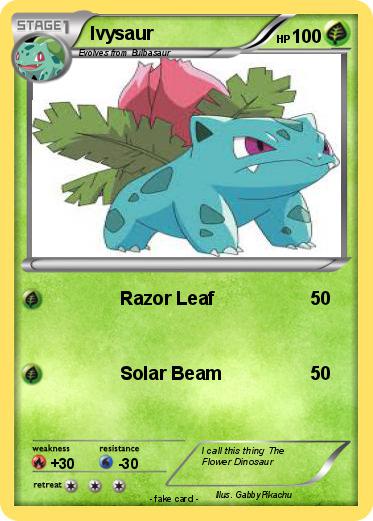 Pokemon Ivysaur